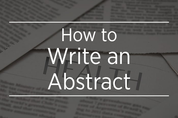 Writing a Project Abstract image